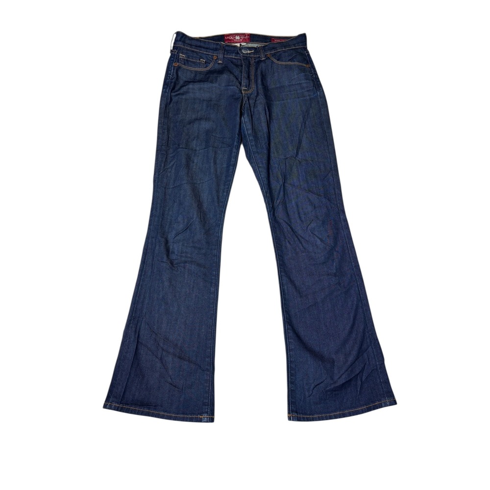 Lucky Brand Sofia Boot Jeans‎ Women Dark Wash Size 2 26 Ankle Flare 29x29